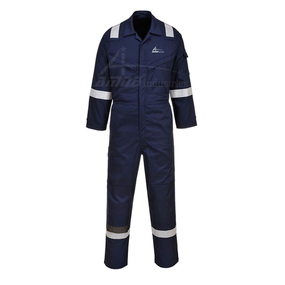Custom Made Cotton Polyester Safety Uniform Best Quality Safety Work Wear Uniform For Men