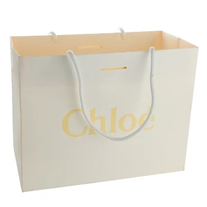 Custom made luxury paper shopping gift bag