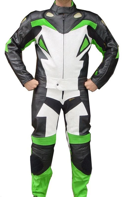 Custom Made Motorbike Leather Suit Men&#x27;s Motorcycle Riding Cowhide Real Leather Racing Suit leather suites Custom Made Motorbike