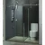 Import Custom Made Tempered Glass Shower Door hotel luxury simple shower room from China