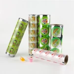 custom material food packaging heat laminating cup sealing film plastic film roll cpp film sealing