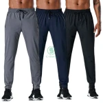 Custom Mens Fitness Sweatpants Elastic Running Trousers Training Jogger Pants Sports Pants Slim Fitted Breathable Quick Dry