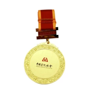 custom metal Processing engraved sports trophy medical keys medal best warrior medal crafts pendant