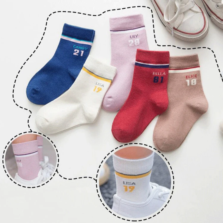 Custom Pattern Baby Socks Wholesale 100% Cotton Soft Infant Socks