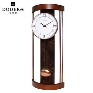 custom printed pendulum rhythm wood wall clock
