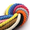 custom size 100% cotton cord  Rope Strand Twisted Macrame Cord for Wall Hanging  Plant Hangers Crafts Pet Toys