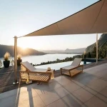 custom sun shade sail sun protection cloth sail beach car parking shade net