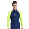 Custom UPF 50+ flat lock seams anti UV rash shirt, rash guard RS1801