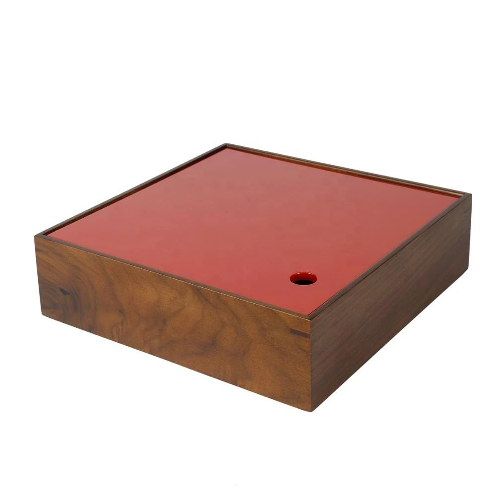 Custom Walnut Holiday Nut Gift Food Packaging Wooden Box With Lid