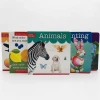 Customized coloring printing hardcover activity story children book with Plastic comb bind