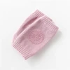 Customized Knitted Cotton baby crawling knee pad support baby knee sleeve