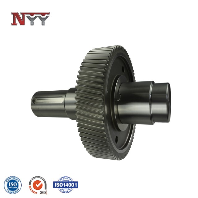 Customized precision helical gear transmission shafts