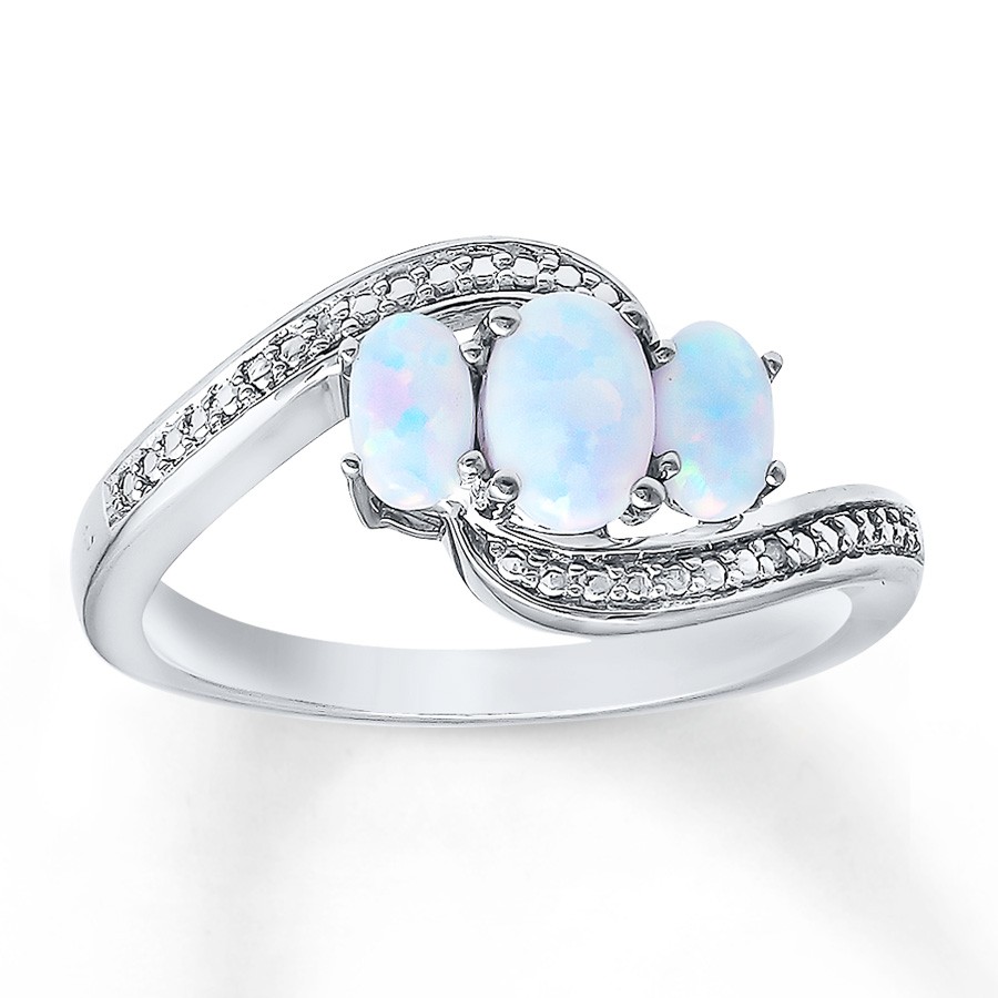 Customized round shape silver plated blue natural opal ring for party jewelry