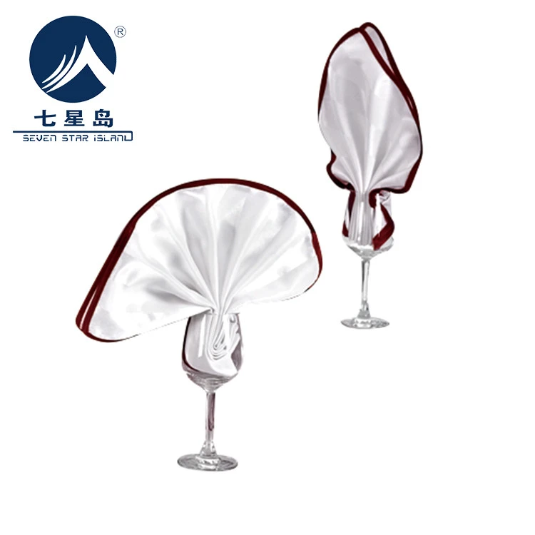 Customized Size Napkin Folding Styles Plain Wedding Linen Fabric Cotton Decorative Table Cloth Napkins
