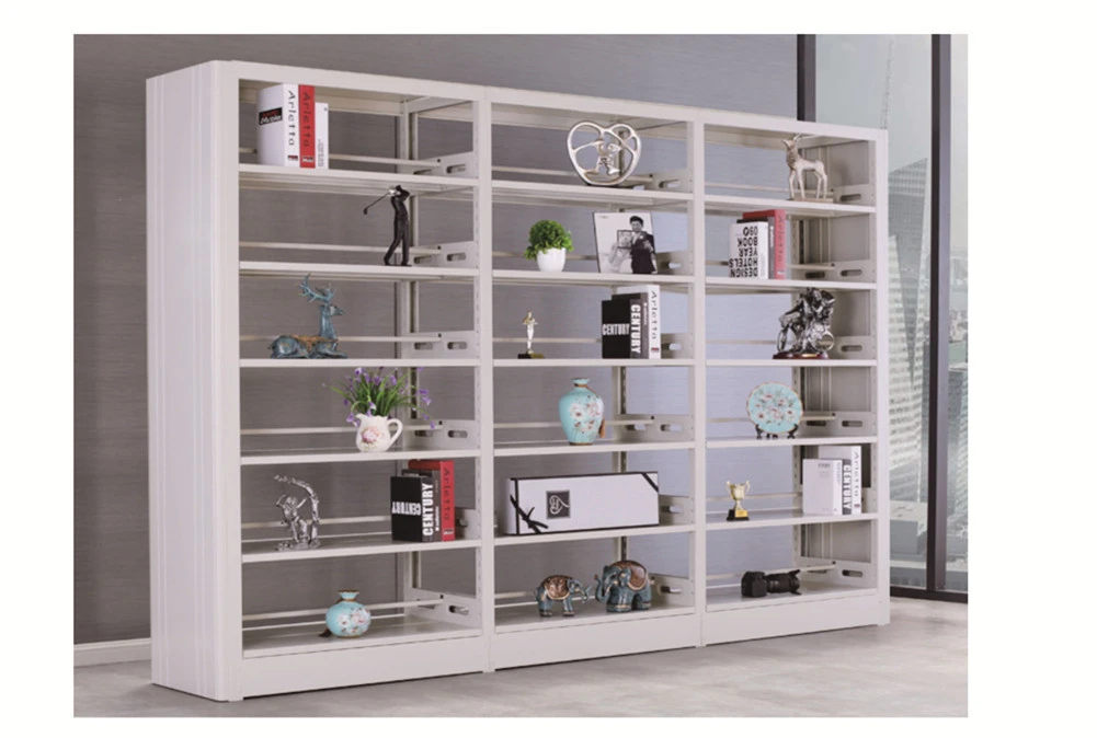 Customized Steel in Library Book Moving Shelves Wooden Modern Library Furniture Commercial Furniture School