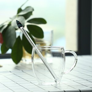 Customized wine or coffee stir stick bar stir sticks glass cup stir bar