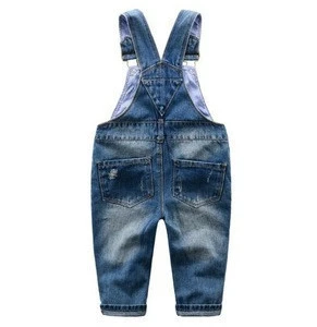 cy10863a Fashion baby jeans children cotton denim rompers overalls