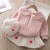 CYB94051 2020 new Kid clothes Winter girls lovely two-piece set dot skirt hat set 3 pcs baby Clothing sets 1-5T