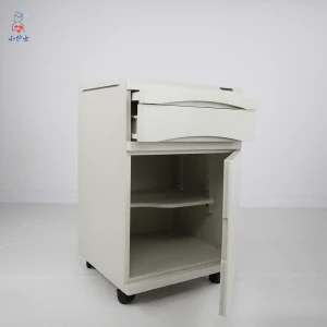 D-22 ABS and epoxy coated steel bedside cabinet for hospital, medical hospital nightstand
