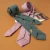 Import D1097 Women Printed Bird Cotton Neck Tie Men Casual 6cm Slim Necktie Cartoon Floral Print Ties from India