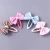 Import DAICY cheap fashion handmade kids cute pink ribbon BB clip hair bows from China