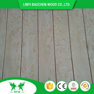 Decoration laminated tongue and groove plywood