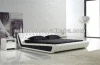 Decorative Modern Button King Size PU Leather Hotel Bed 1855
