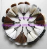 Decorative solid color 2-5" horse hair tassel and fringe for garment and bag
