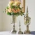 Import Decorative Wedding Antique MOdern Tube Gold Metal Flower Vase from China