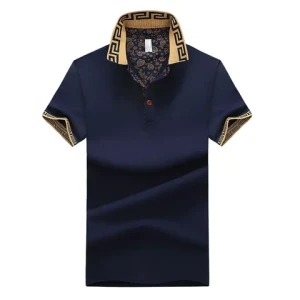 Design Your Own Brand Custom Polo Shirt Short Sleeve Shirts For Mens Terylene Cotton Fit Man Golf Mens T-Shirts Clothing