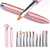 Import Detachable Replace Head Metal Nail Art Brush Pens For Drawing Line Carving Flowers Design Cuticles Pusher Manicure Tools Kits from China