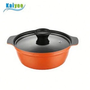 Die cast aluminum mini casserole pots wholesale insulated food warmer casserole