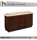 Dining room marble top modern sideboard