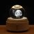 Import DIY Customized Pattern 3D LED Light  Laser Engraved Crystal Ball Music Box For Holiday Gift Wedding from China