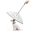 Dog Pet Umbrella for Small Dogs, Pet Umbrella With Leash Holder