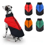 Dog Supplies Pet Coat Winter Outdoors Waterproof Vest Jacket Cold Weather Warm Dog Snowsuit Winter Windproof Dog Puffer Jacket