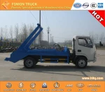 DONGFENG 4x2 euro3 4m3 4cbm arm roll container refuse truck / Hook Lifting Garbage truck Garbage Transport Vehicle