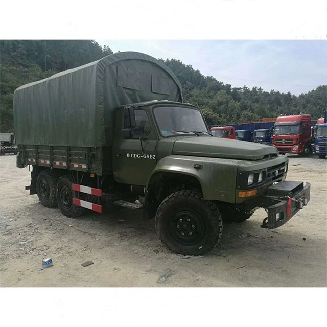Dongfeng 6x6 Off/road military cargo truck with tarpaulin