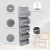 Import Door Hanging Organizer Storage Bag With 5 Clear Window Bin Pockets Metal Hooks Saves Space in Baby Nursery Bathroom Closet Dorm from China