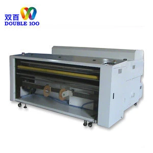 double100 large format big wide UV varnish roll to roll UV coating machine for advertising vinyl PVC