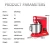 Dough / Flour / Egg Mixer Kitchen food multifunction mixer machine