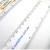 Import Drafting Supplies high quality white color 30cm plastic ruler with custom logo printed plastic advertising ruler from China
