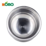 Durable Portable Heat Insulation Lather Shave Soap Cup Mug Double Layer Stainless Steel Shaving Bowl For Men