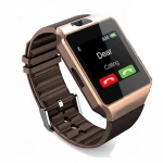 DZ09 Smartwatch 1.54" touch screen 2G GSM SIM watch phone DZ09 Smart watch for IOS Android smartphones