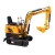 Import Earth moving machinery  1ton 0.8ton micro mini excavator with free bucket for sale from China