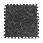 Easy DIY Gym Exercise Durable Interlocking Rubber Floor Tiles