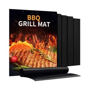 Easy to Clean Barbecue Grilling Accessories BPA Free Baking Mat PTFE Non Stick bbq Grill Mat