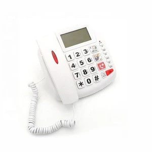 EbayHigh Quality Jumbo Button Telephone with Blue Back-Light and Amplified Speakerphone Function