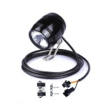 ebike light bluetooth with horn 120 lux electric bicycle lights led front waterproof 6v-80v 5w headlight with switch ebike parts