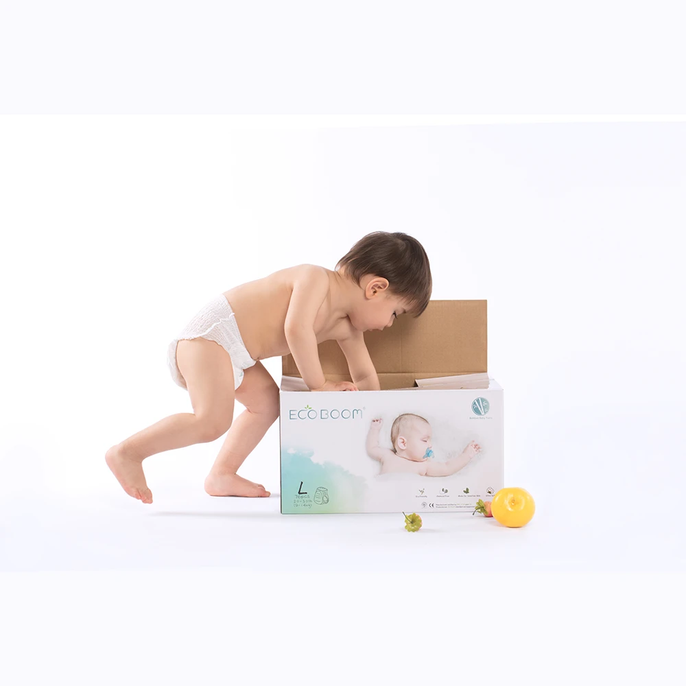 ECO BOOM XXL size biodegradable diapers baby nappies manufacturers sensitive baby diapers